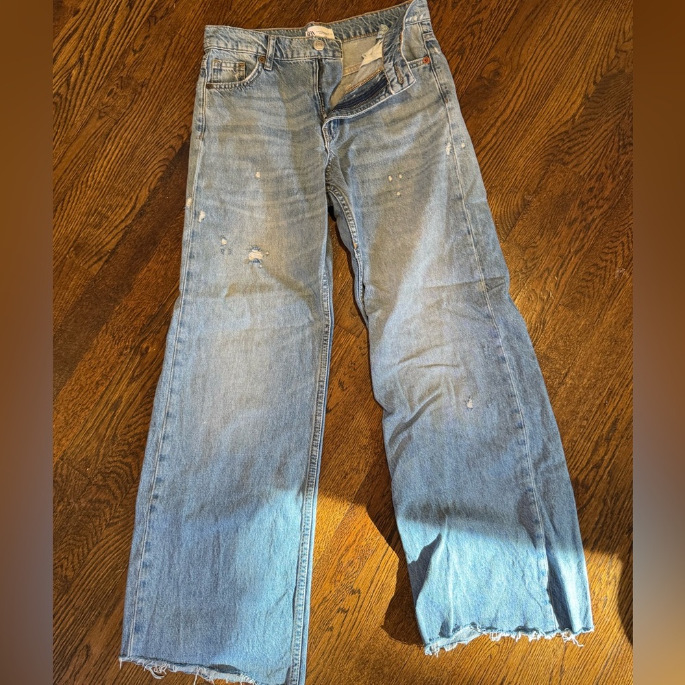 Zara Light Blue Relaxed women’s Jeans
